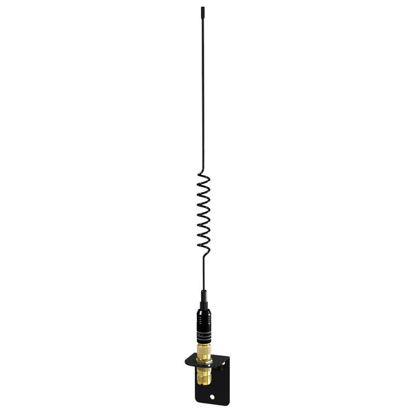 Shakespeare VHF 15in 5216 SS Black Whip Antenna - Bracket Included 5216